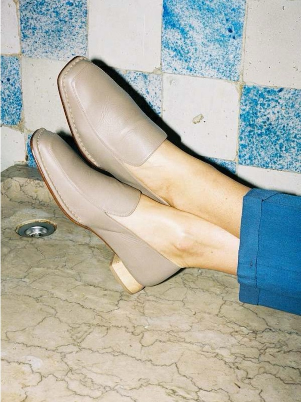 LOQ Leonora Leather Loafer Taupe 39